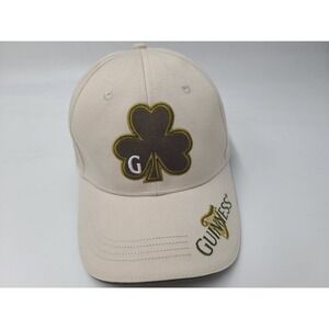 Guinness Beer My Goodness My Guinness Adjustable Hat Cap Irish Beer Men Beige